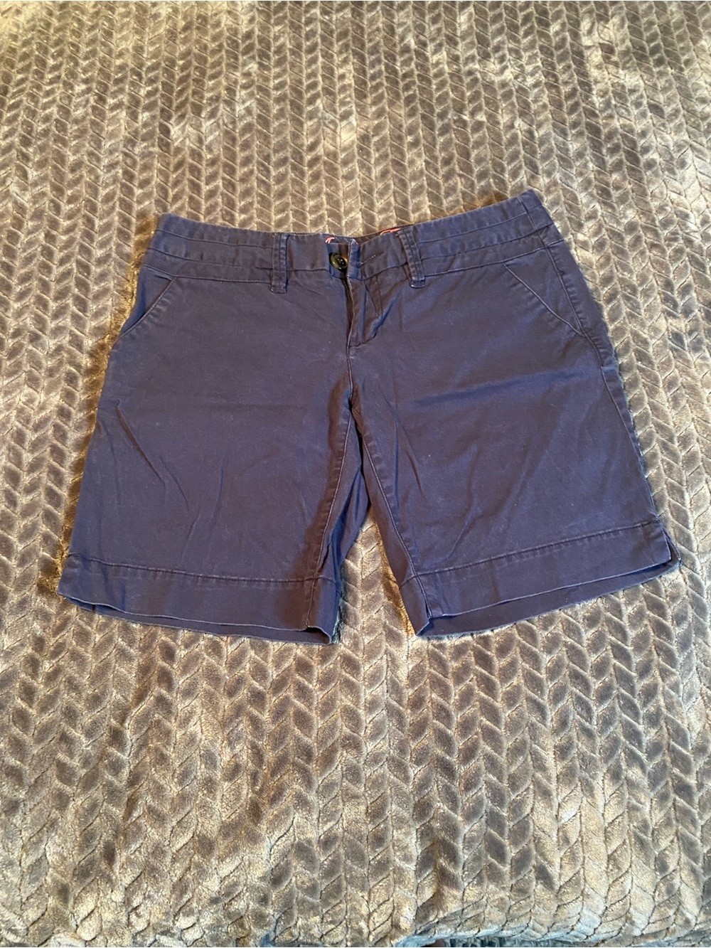 AE Women’s Navy Casual Cotton Shorts